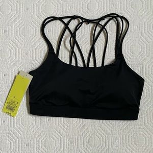 Target knotted-back sports bra